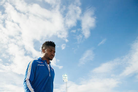 Goalkeeper Mandé Sayouba of Stabæk