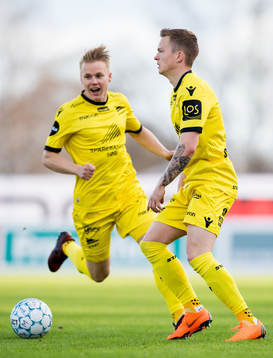 Aron Sigurdarson and Elliot Käck of Start