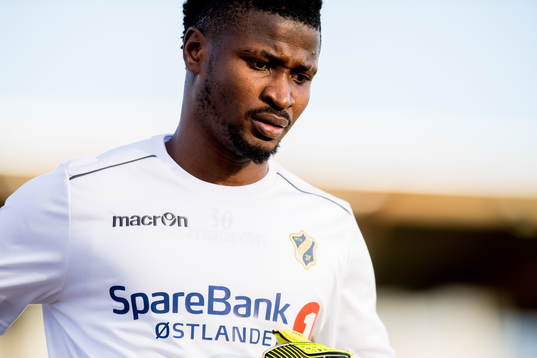 Goalkeeper Mandé Sayouba of Stabæk