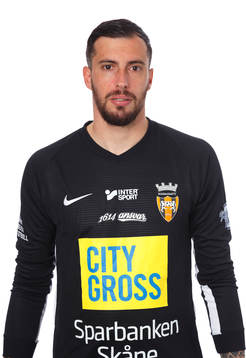Kristianstads målvakt Juan Mendonca