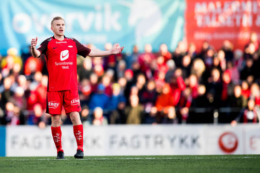 Taijo Teniste of Brann reacts