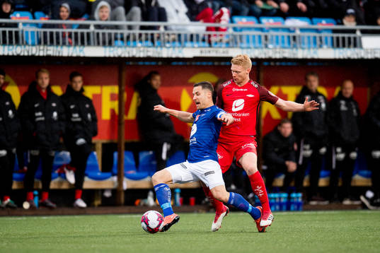 Mads Reginiussen of Ranheim and Sivert Heltne Nilsen of