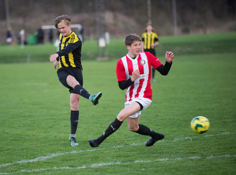 i matchen i DM för pojkar födda 2002 mellan IFK
