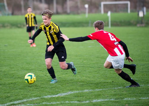 i matchen i DM för pojkar födda 2002 mellan IFK