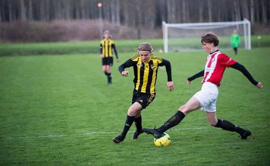 i matchen i DM för pojkar födda 2002 mellan IFK