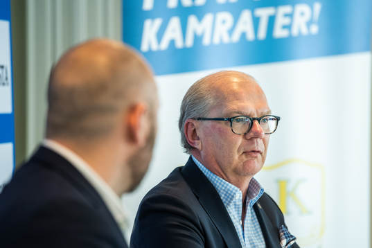 Ordförande Mats Engström och klubbdirektör Max Markusson