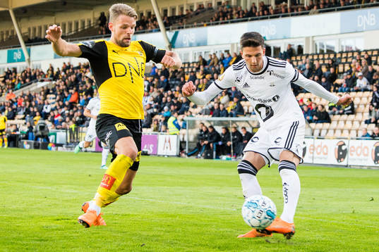 Mats Haakenstad of Lillestrøm and Rafik Zekhnini of
