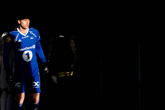 Goalkeeper Arild Østbø of Rosenborg at half-time