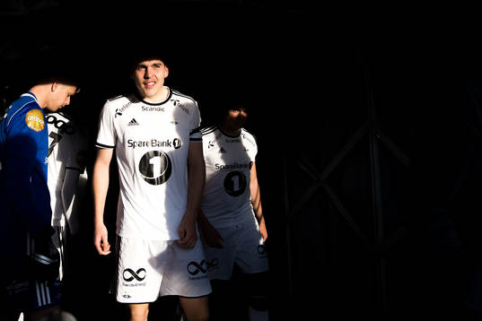 Jacob Rasmussen of Rosenborg at half-time