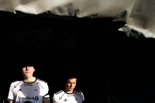 Jacob Rasmussen of Rosenborg at half-time