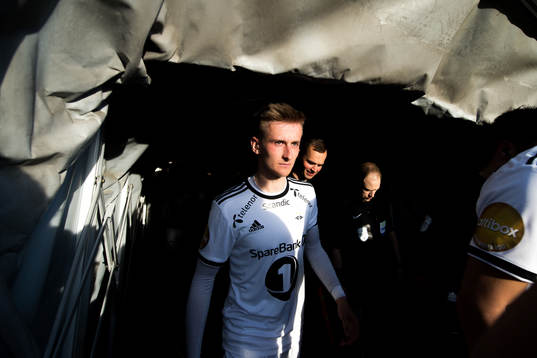 Erlend Dahl Reitan of Rosenborg at half-time