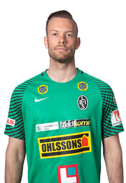 Landskronas målvakt Viktor Noring