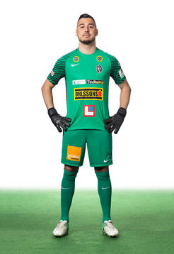 Landskronas målvakt Amr Kaddoura