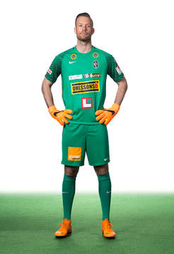 Landskronas målvakt Viktor Noring