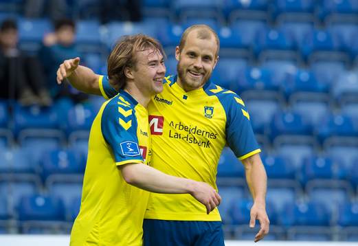 [DK=20180426: Simon Tibbling og Teemu Pukki, Brøndby IF