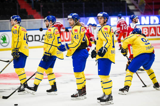 Sveriges Mikael Backlund , Axel Jonsson Fjällby , Erik