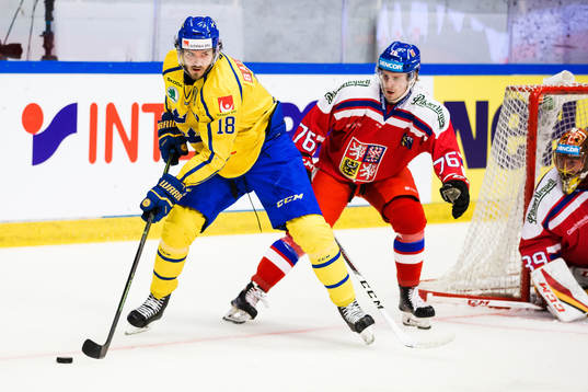 Sveriges Dennis Everberg och Tjeckiens Filip Chlaplk