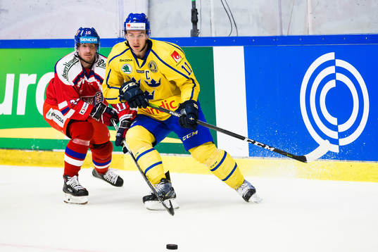 Sveriges Mikael Backlund och Tjeckiens Roman Cervenka
