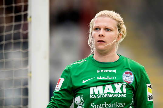 Eskilstunas målvakt Emelie Lundberg