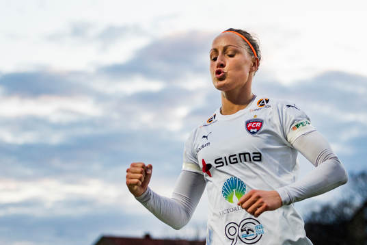 Rosengårds Sanne Troelsgaard Nielsen jublar