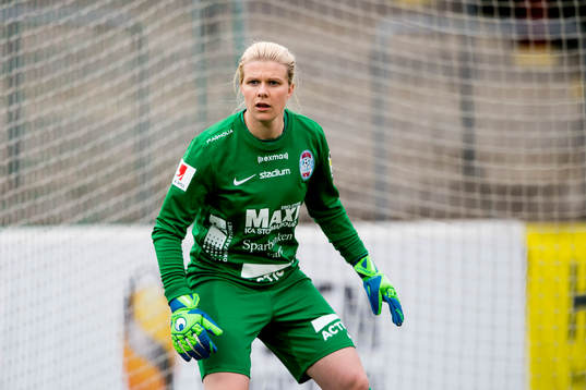 Eskilstunas målvakt Emelie Lundberg