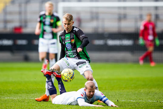 GAIS Johan Svahn och Gefles Jonas Lantto