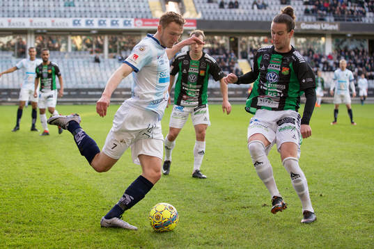 Gefles Piotr Johansson mot GAIS Edin Hamidovic