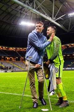 s målvakt Oscar Linnér och målvakt Budimir Janosevic
