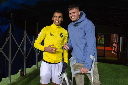 s målvakt Oscar Linnér Nabil Bahoui