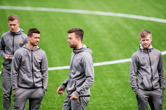 Kaj Ramsteijn and the other players of Aalesund