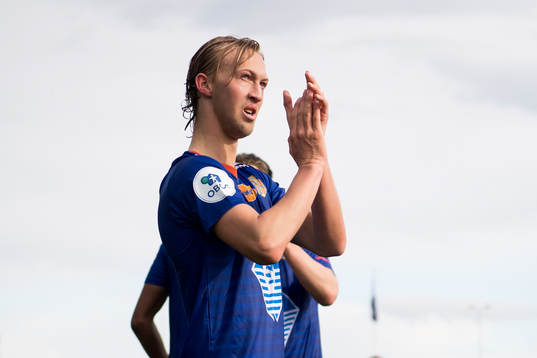 Jørgen Hatlehol of Aalesund celebrates