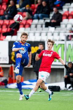 Oddbjørn Lie of Aalesund and Markus Aanesland of