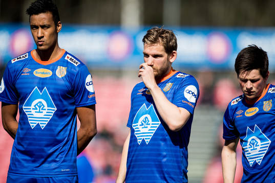 Sonni Nattestad, Oddbjørn Lie and Sondre Fet of Aalesund