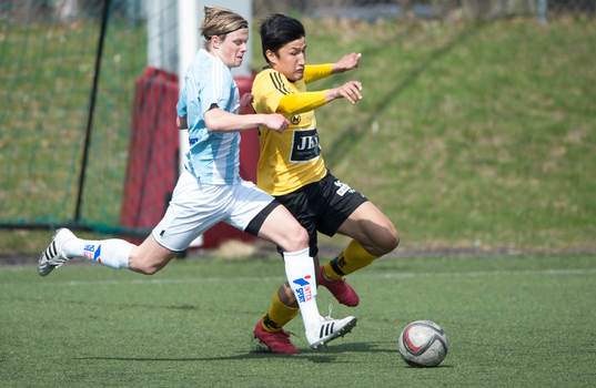 IFK Hässleholms Philip Bengtsson i matchen i division 2
