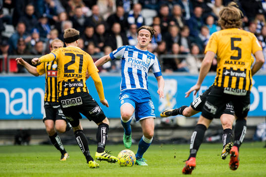 Häckens Rasmus Lindgren och IFK Göteborgs August