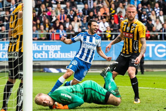 IFK Göteborgs André Calisir jublar