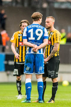 IFK Göteborgs August Erlingmark och Häckens Alexander