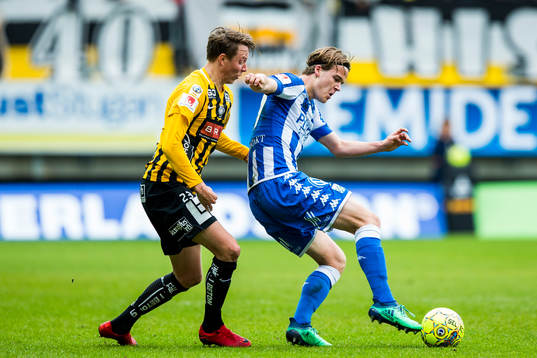 Häckens Viktor Lundberg och IFK Göteborgs August