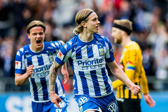 IFK Göteborgs Elias Mar Omarsson jublar