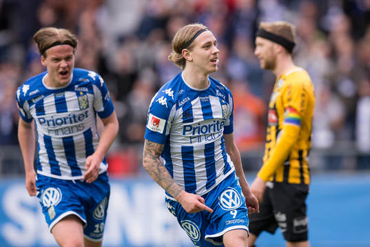 IFK Göteborgs Elias Mar Omarsson jublar