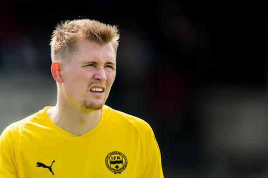 Värnamos målvakt Tobias Andersson