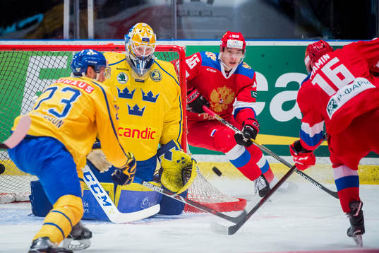 Sveriges målvakt Magnus Hellberg