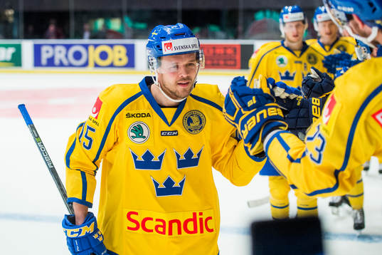 Sveriges Jacob Nilsson jublar