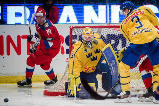 Sveriges målvakt Magnus Hellberg