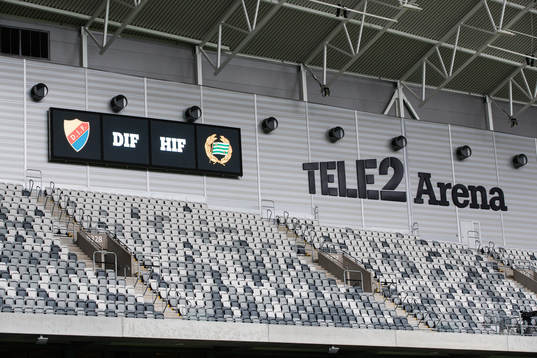 Interiör av TELE2 Arena