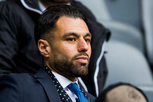 Hammarbys Imad Khalili på läktaren