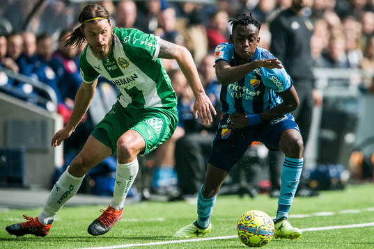 Hammarbys Björn Paulsen och Djurgårdens Philana Tinotenda