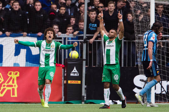 Hammarbys Neto Borges och Serge-Junior Martinsson Ngouali