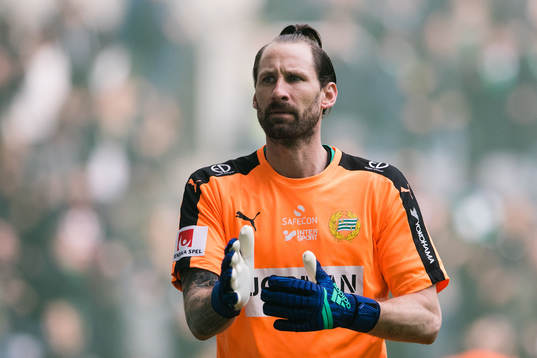 Hammarbys målvakt Johan Wiland
