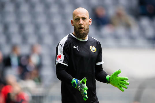 Hammarbys målvakt Benny Lekström